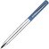 Ручка шариковая автоматическая "Clipper" серебристый/синий