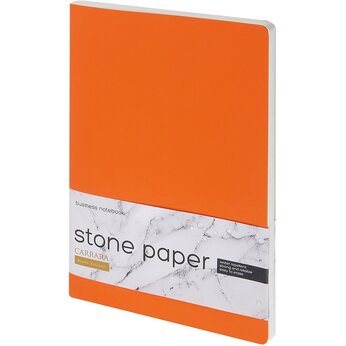 Тетрадь А5 "Carrara" 40 л., линейка, оранжевый