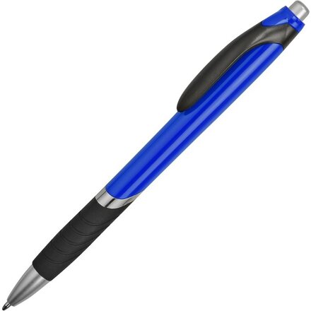 Ручка шариковая автоматическая "Turbo" ярко-синий/черный/серебристый