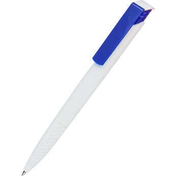 Ручка шариковая автоматическая "Accent", белый/синий