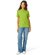 Рубашка-поло женская "Boston 2.0" 180, L, зеленое яблоко