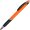 Ручка шариковая автоматическая "Turbo" оранжевый/черный/серебристый