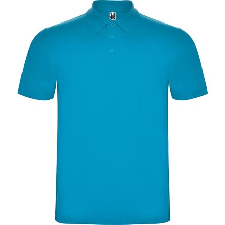 Рубашка-поло мужская "Austral" 180, XL, х/б, бирюзовый
