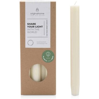 Originalhome столовая свеча, набор 10 шт. - Белый