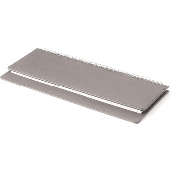 Еженедельник недатированный "Velvet" серый