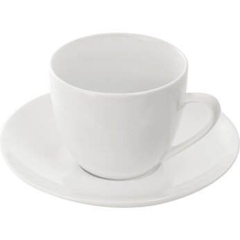 Чайная пара базовой формы Lotos, 250мл, белый