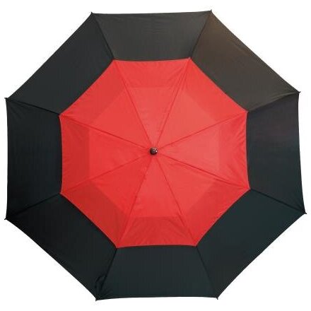 Зонт-трость "Monsun" черный/красный