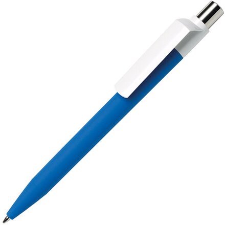 Ручка шариковая автоматическая "Dot GOM CB CR" софт-тач, светло-синий