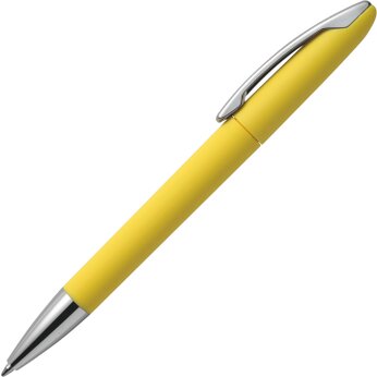 Ручка шариковая автоматическая "View GOM C CR" желтый/серебристый