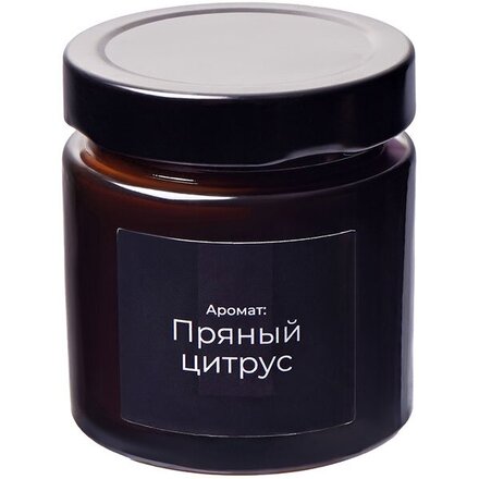 Свеча в стеклянной банке, ароматическая