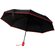Зонт складной "Line" черный/красный