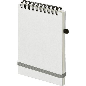 Блокнот "Memo" на спирали, белый