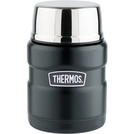 Термос для еды "Thermos King-SK3000" черный/серебристый