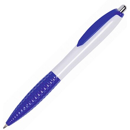 Ручка шариковая автоматическая "Jump" белый/синий