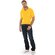 Рубашка-поло мужская "Boston" 180, M, золотисто-желтый