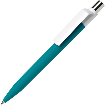 Ручка шариковая автоматическая "Dot GOM CB CR" софт-тач, темно-бирюзовый