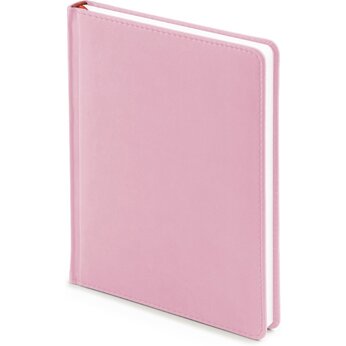 Ежедневник недатированный «Velvet» А6+,  зефирный розовый