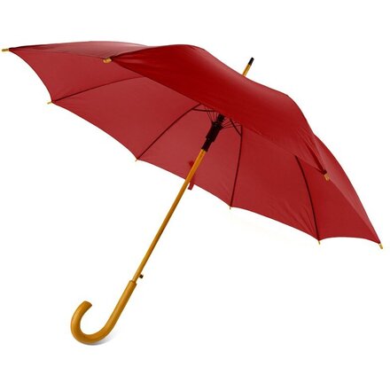 Зонт-трость "Радуга" красный