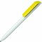 Ручка шариковая автоматическая "Flow Pure MATT B" белый/желтый