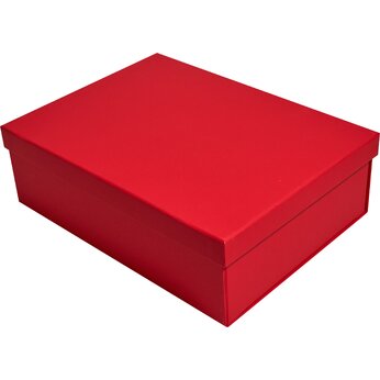 Коробка подарочная, красный