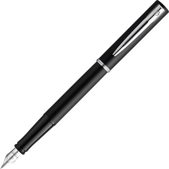 Перьевая ручка Waterman GRADUATE ALLURE,  серебристый/черный