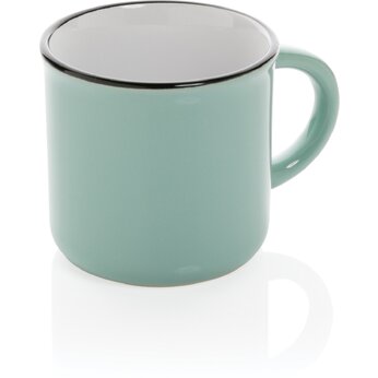 Кружка "Vintage" зеленый/белый