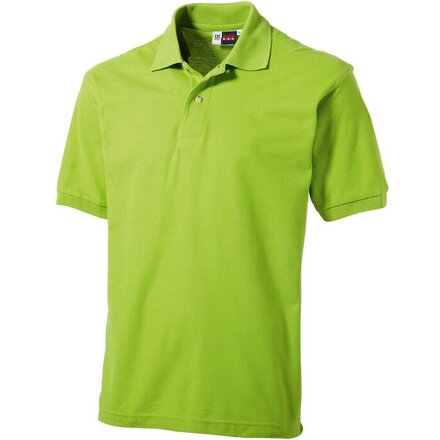 Рубашка-поло мужская "Boston" 180, L, зеленое яблоко