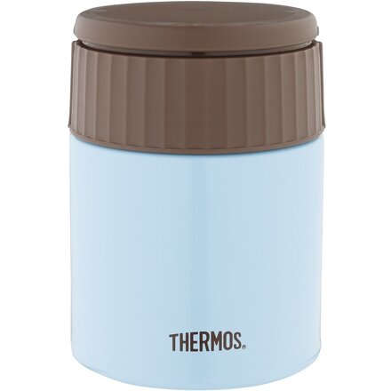 Термос для еды "Thermos JBQ-400-AQ" голубой/коричневый