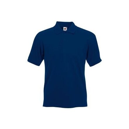 Рубашка-поло мужская "Slim Fit Polo" 220, M, темно-синий