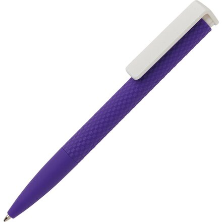 Ручка шариковая автоматическая "X7 Smooth Touch" фиолетовый/белый