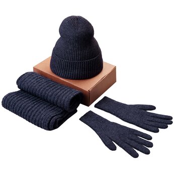 Подарочный набор  «Nordend», темно-синий меланж