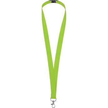 Тесьма с карабином для бэджа с разъемом "839122" зеленое яблоко