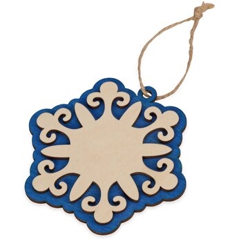 Подвеска деревянная "Кристаллик"