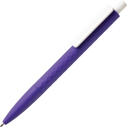 Ручка шариковая автоматическая "X3 Smooth Touch" фиолетовый/белый