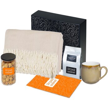 Подарочный набор «Re:y. Haven»  с пледом, кружкой и чаем