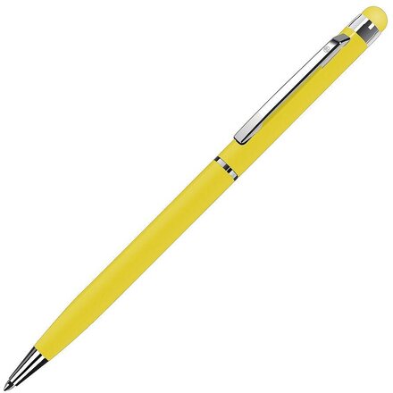 Ручка шариковая автоматическая "TouchWriter" желтый/серебристый