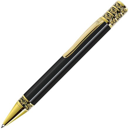 Ручка шариковая автоматическая "Grand" черный/золотистый