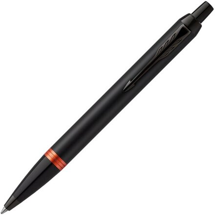 Шариковая ручка Parker IM Vibrant Rings Flame Orange, стержень: M blue, в подарочной упаковке.