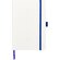 Блокнот "ColorNote White", твердая обложка A5, 80 листов, белый с синим