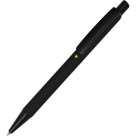 Ручка шариковая автоматическая "Enigma" черный/светло-зеленый