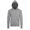 Толстовка худи унисекс "Stone" на молнии 260, 3XL, серый меланж