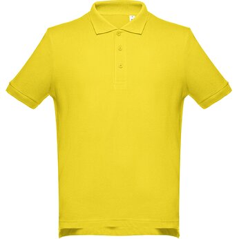 Рубашка-поло мужская "Adam" 195, L, желтый