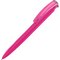 Ручка шариковая автоматическая "Trinity K Transparent Gum" софт-тач, пурпурный