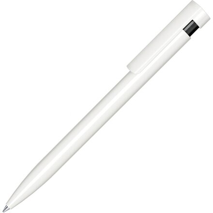 Ручка шариковая автоматическая "Liberty Polished Basic Antibac" белый/черный