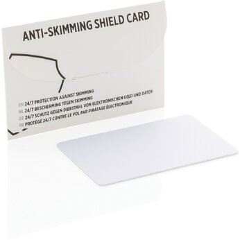 Карта защитная "Аnti-skimming" белый