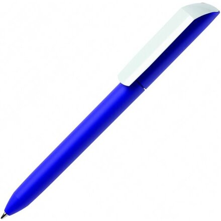 Ручка шариковая автоматическая "Flow Pure GOM CB" софт-тач, темно-фиолетовый/белый