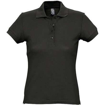 Рубашка-поло женская "Passion" 170, M, черный