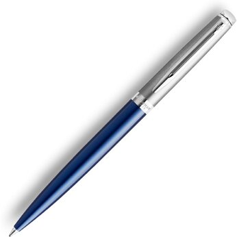Шариковая ручка Waterman Hemisphere Entry Point Stainless Steel with Blue Lacquer в подарочной упаковке