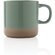 Кружка "P434.117", зеленый/натуральный