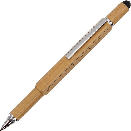 Ручка шариковая автоматическая "Tool" натуральный/серебристый